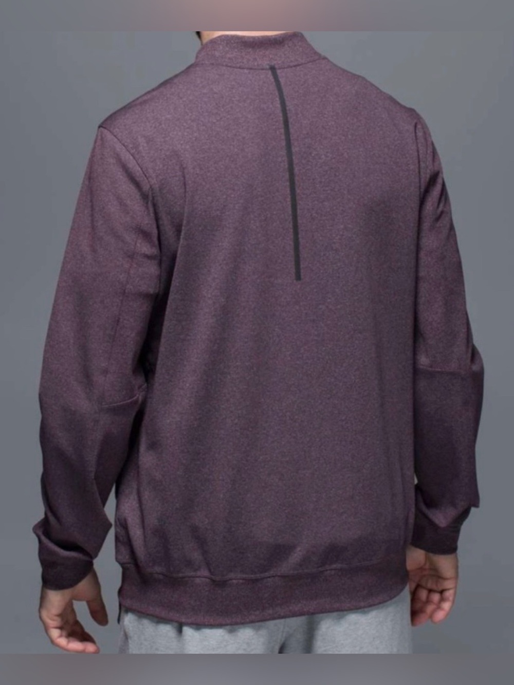 Lululemon Jacket - Six Pack Bomber Jacket, Dark Cherry Heather (XL) - Picture 2 of 8